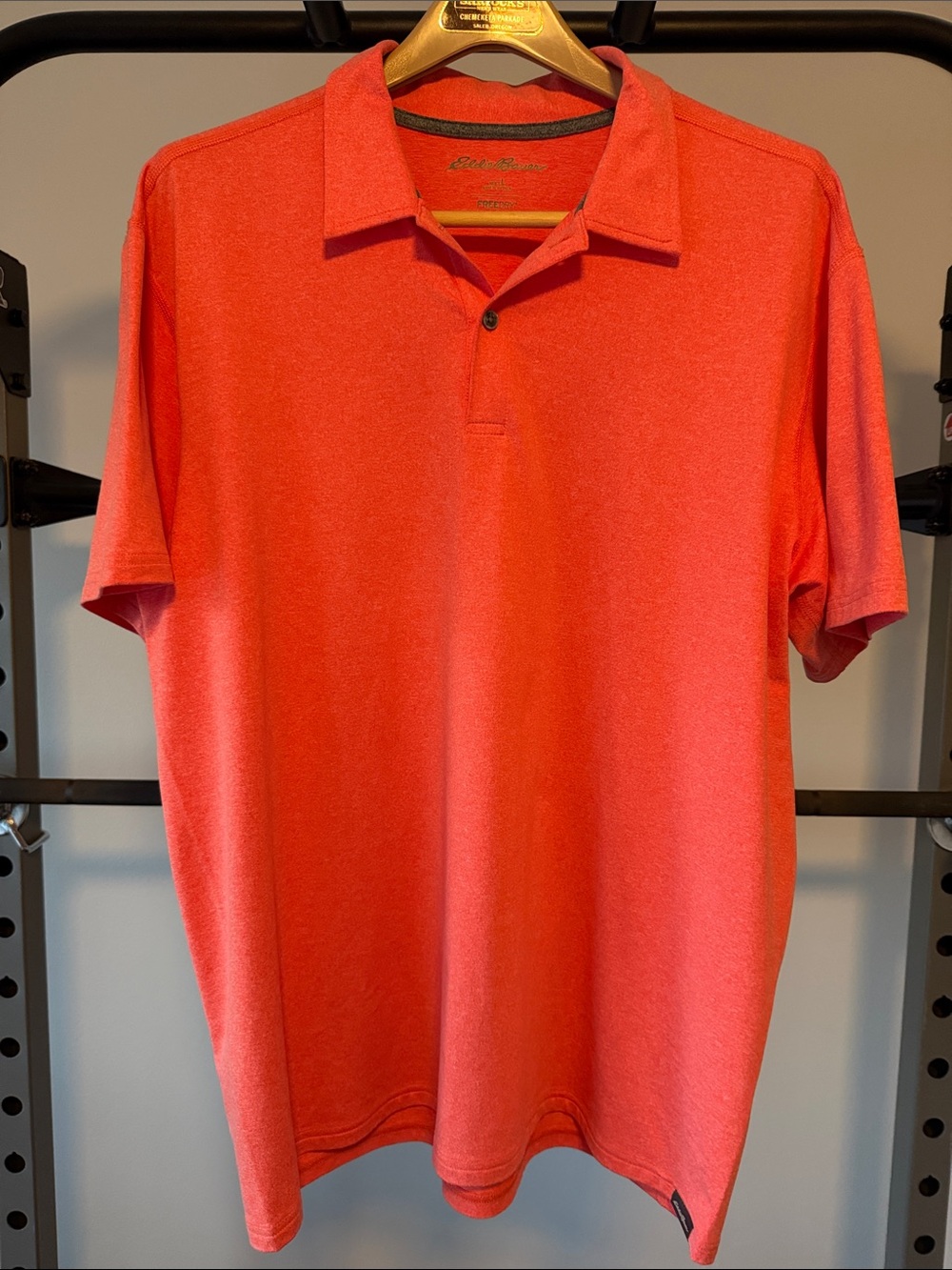 Eddie Bauer FreeDry Stretch Men’s Polo Shirt - Tangerine